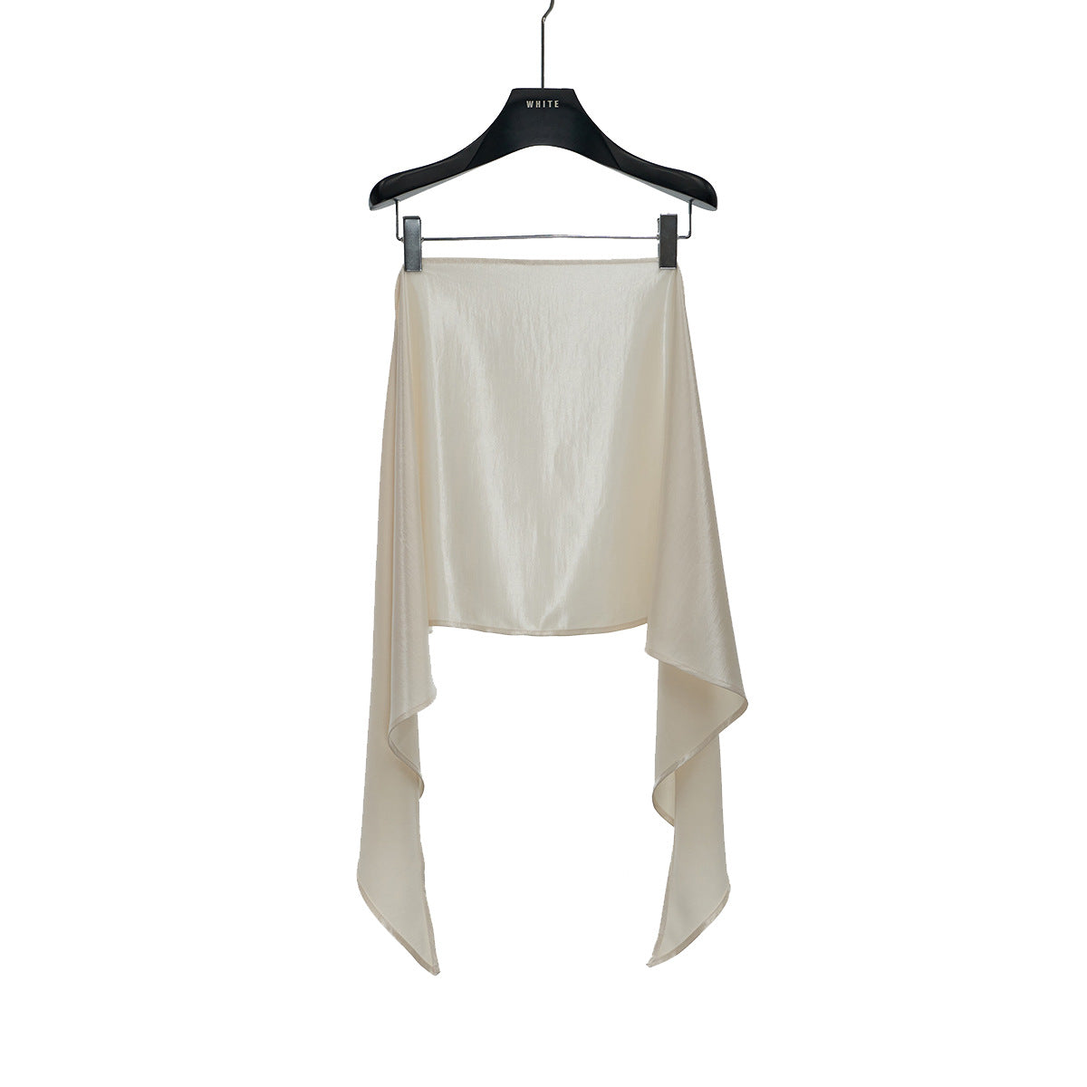 Minimalist Satin Triangle Scarf for Women