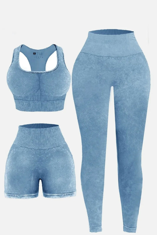 Washed Square Neck Set+