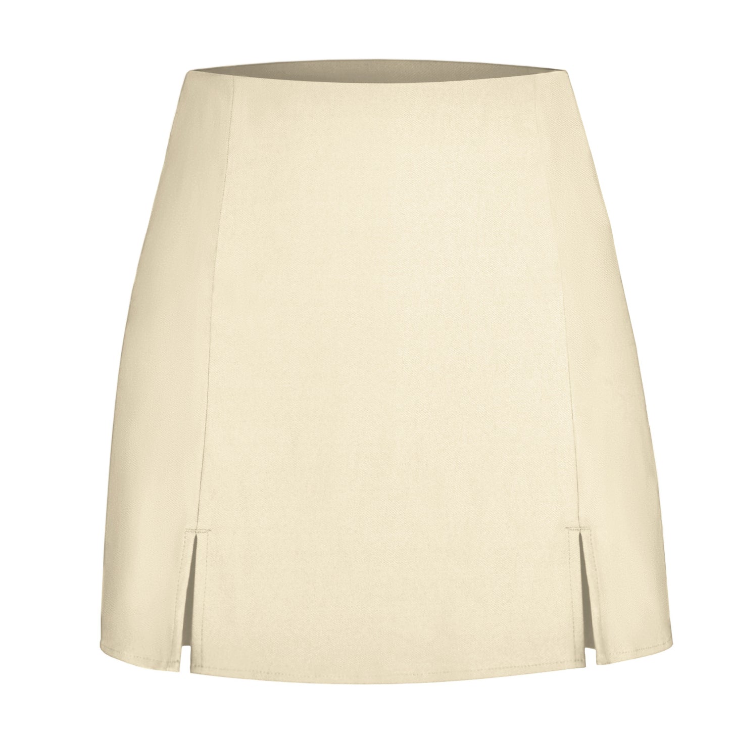 Split casual half skirt pants