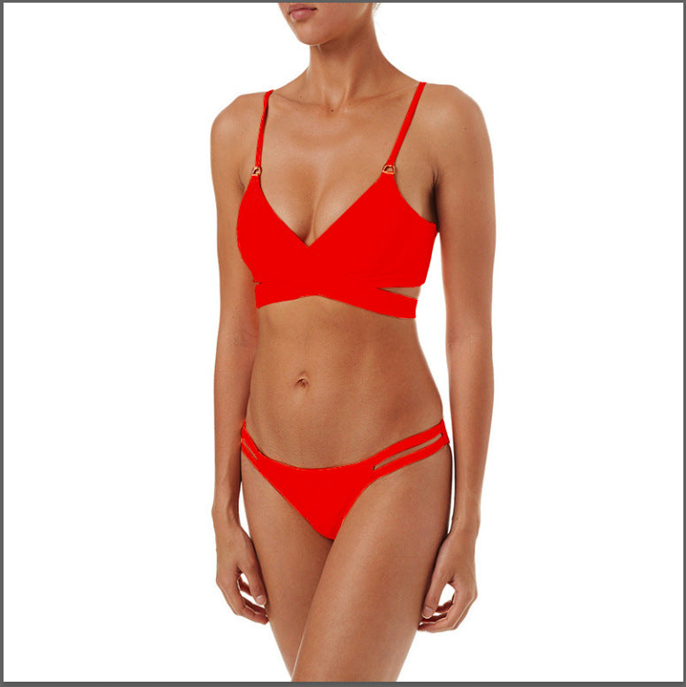 Sexy Bikini Set Women's Two-Piece Swimsuit European and American Style