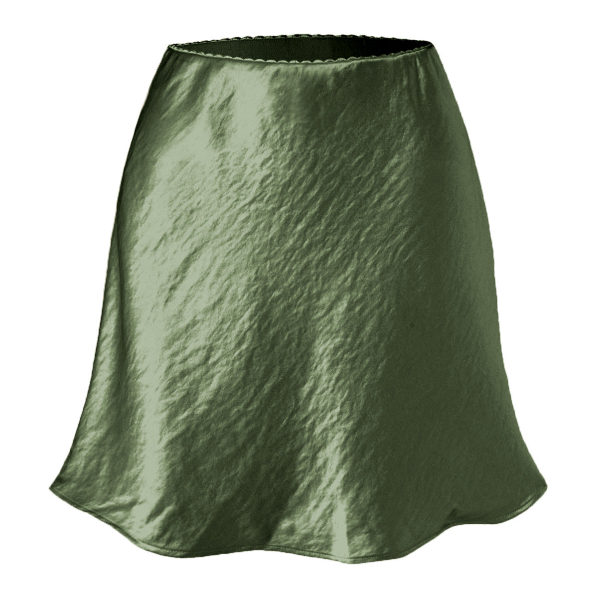 Women's half skirt elastic short skirt