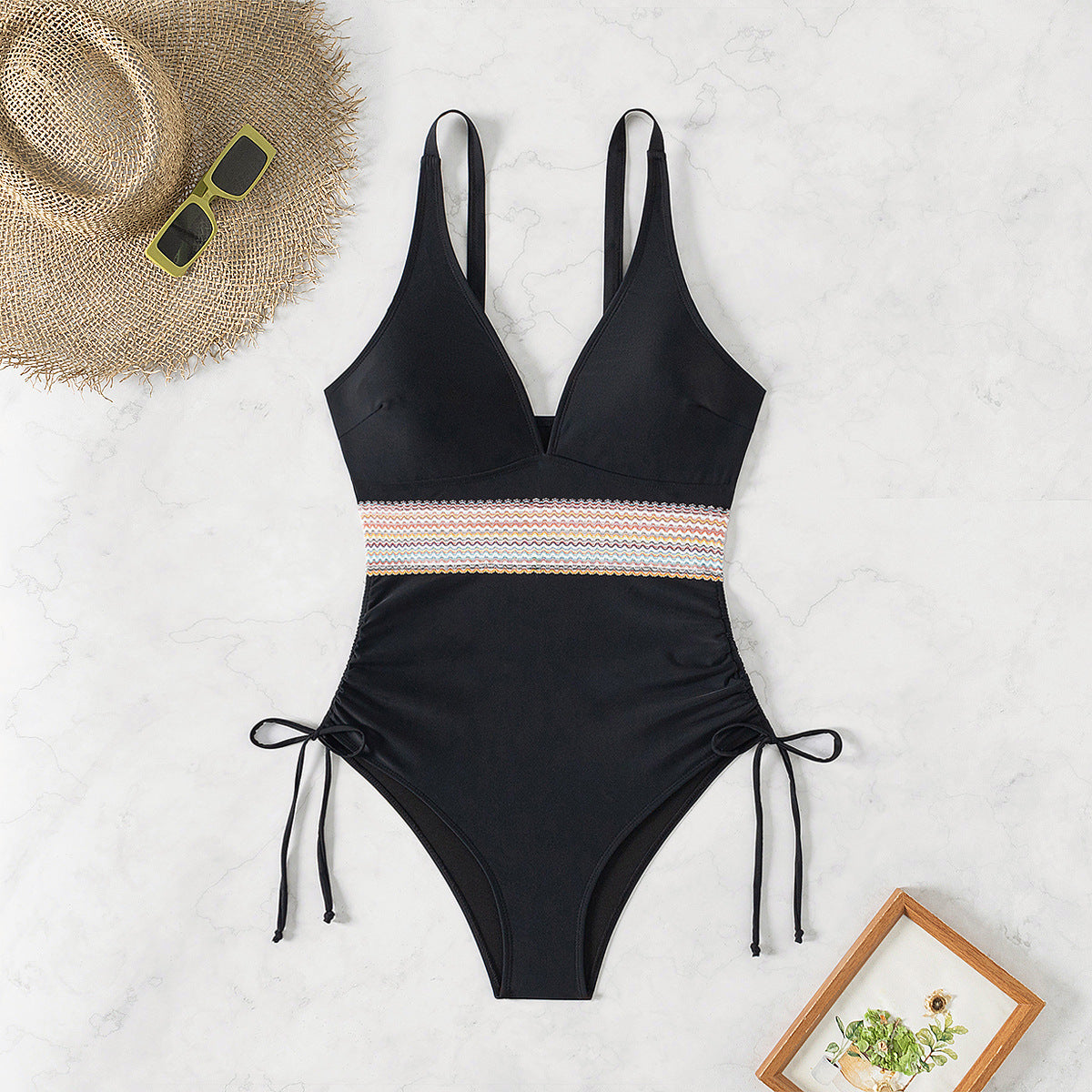 High-Waisted Sexy One-Piece Bikini Swimsuit for Women