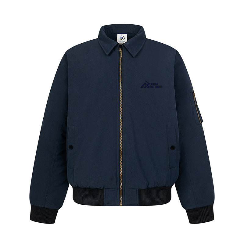Collar flying jacket cotton jacket