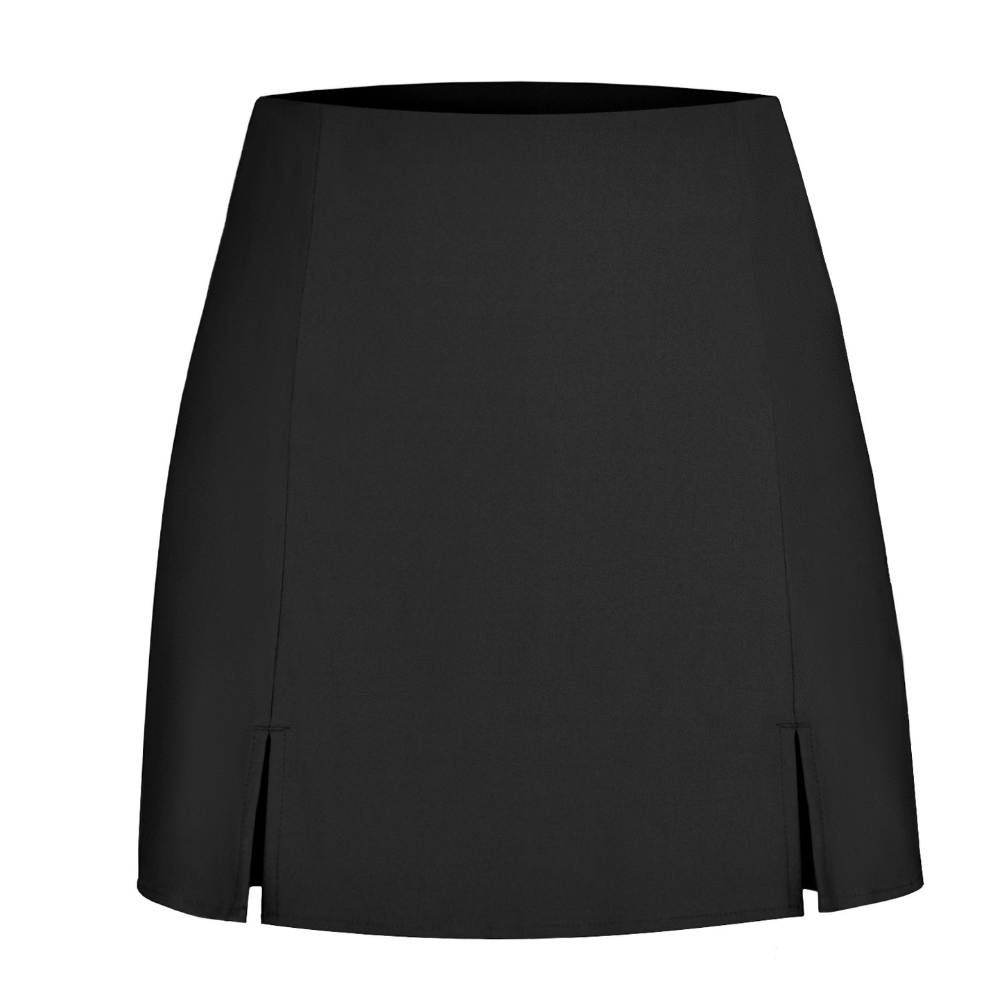 Split casual half skirt pants