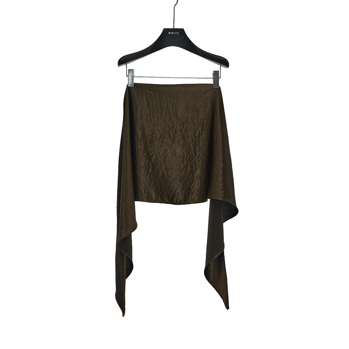 Minimalist Satin Triangle Scarf for Women