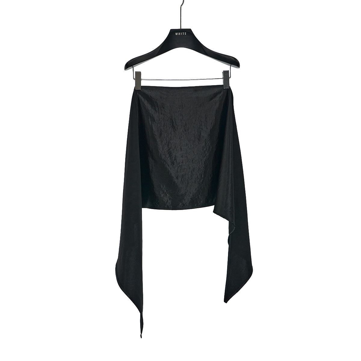 Minimalist Satin Triangle Scarf for Women