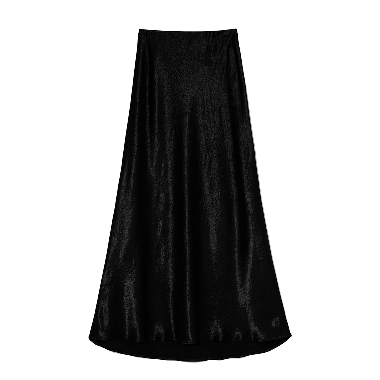 Skirt High Waist Elastic Long Skirt