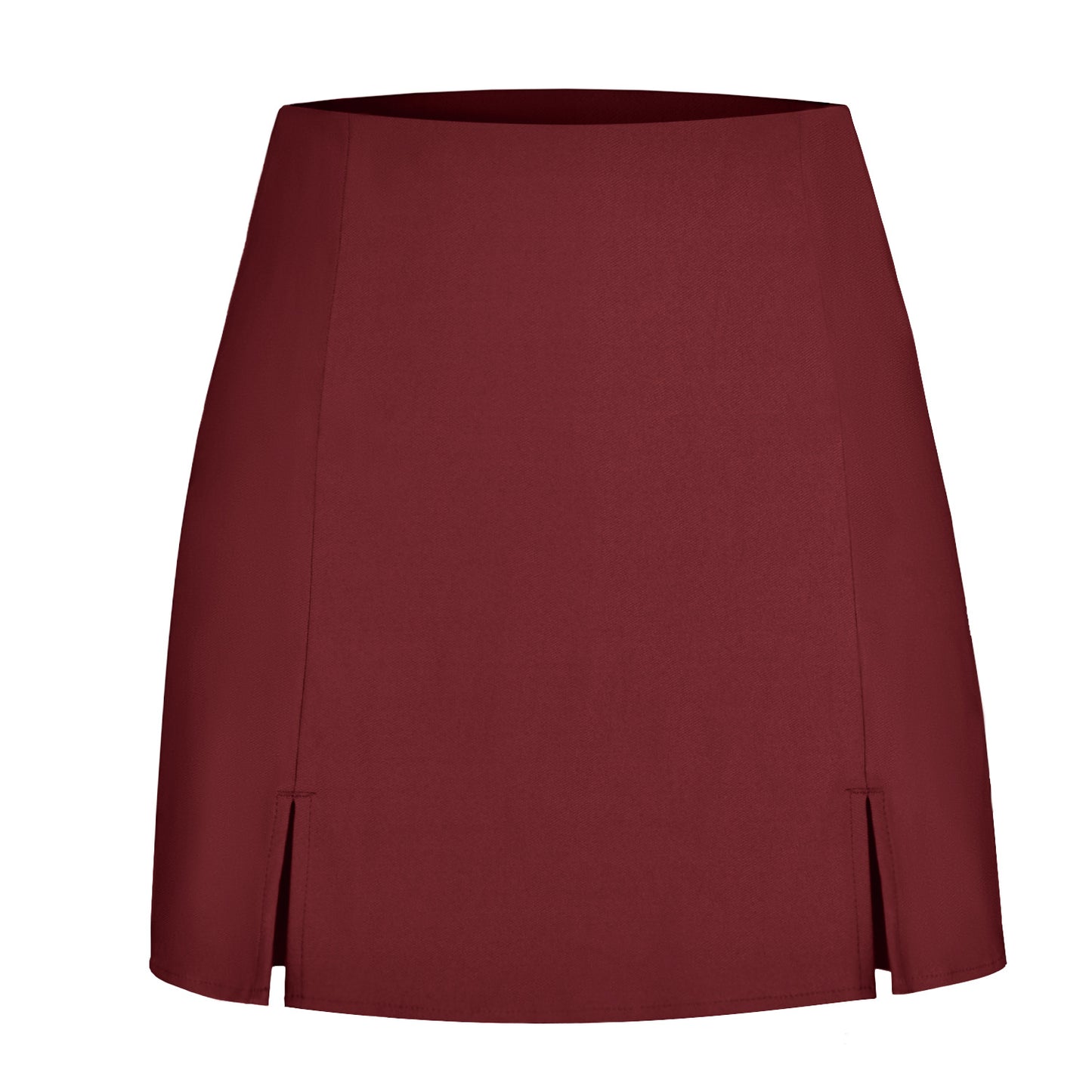 Split casual half skirt pants
