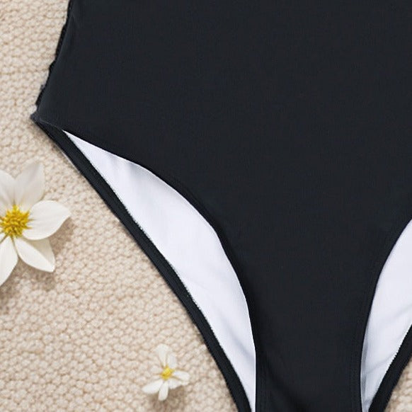 One-Piece Swimsuit Women - One-Shoulder Sexy High-Waist Bikini Swimwear