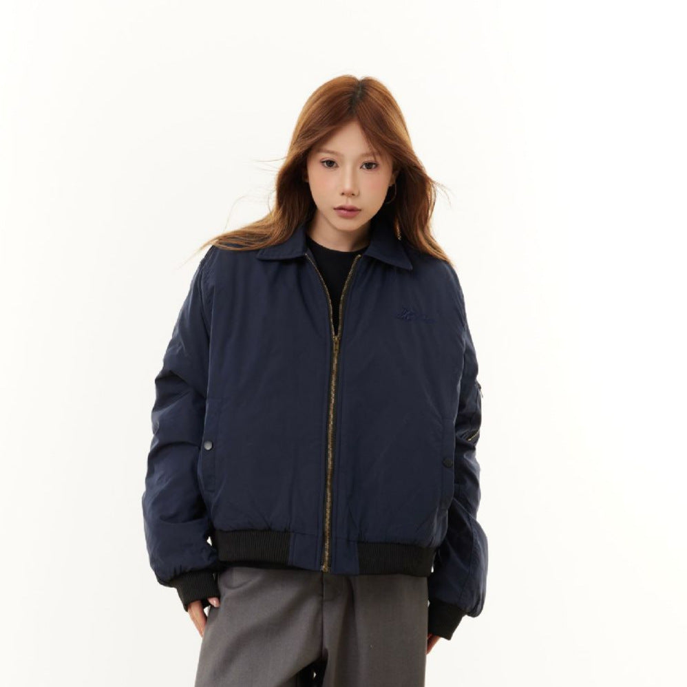 Collar flying jacket cotton jacket