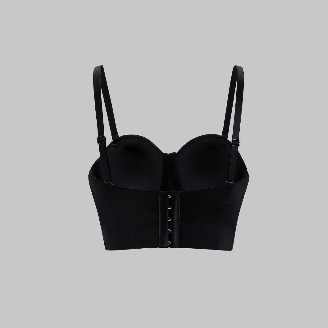 Sexy Bustier  Creative Pearl Chain Tassel Design