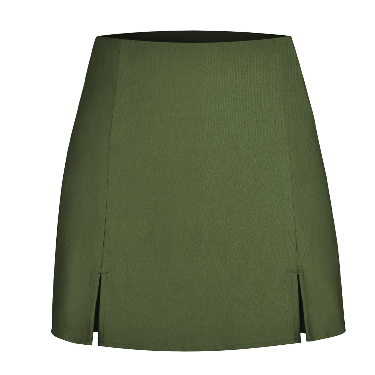 Split casual half skirt pants