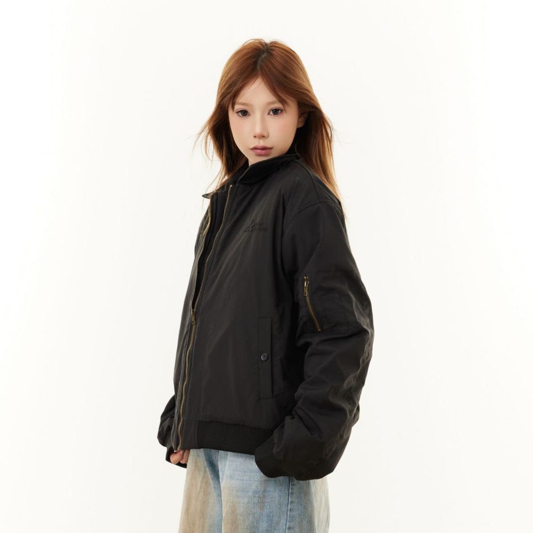Collar flying jacket cotton jacket