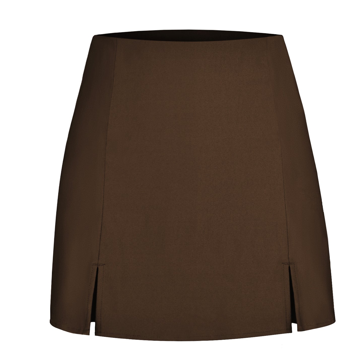 Split casual half skirt pants