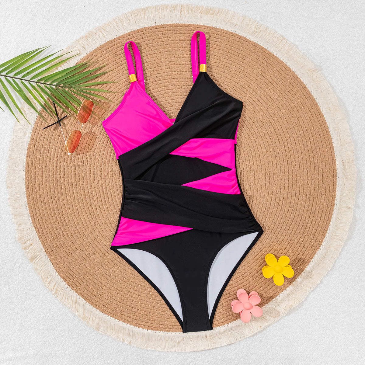 Cross over sexy one-piece bikini swimsuit for women